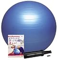 HATAS(ハタス) バランスボール セーフティ 55cm ポンプ付 + DVDセット DBP55PD