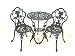 Kitchen & Housewares : Bistro Set Vineyard Black