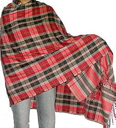 Gift for Women Pure Wool Solid Color Shawl 86 x 39 inches (kpw217)