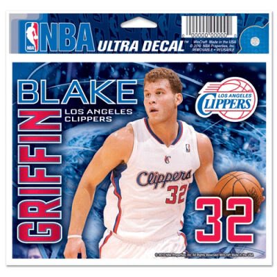 Blake Griffin - Los Angeles Clippers 5x6 Cling Decal