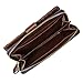 Owl Print Oilcloth Leather Ladies Purse Wallet Girls Coin Handbag Wristlet Size L M