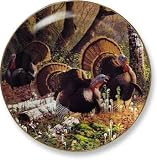 Wild Wings Gamebirds & Waterfowl Plates - We Three Kings - Turkeys - B0006U528Y