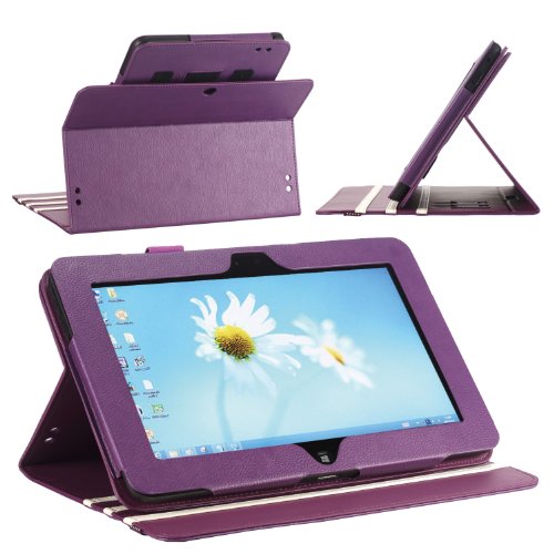 Elegiac DuraBook Case for Dell Latitude 10 ST2 Window 8 Pro Purple (3 Year Maker Warranty From Poetic)