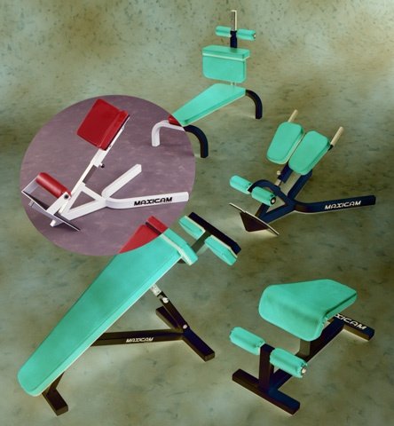 Maxicam Oblique Flexor Roman Chair