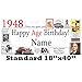 1948 71st Birthday Banner (Each) Customized by Partypro
