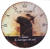 French Shabby Chic  L Antique  Wall Clock
