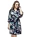 Skyfitting Women's Cotton Kimono Robe, Short Bridesmaid Robe