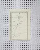 C1880 Antique Map Part Japan Nipon Sandown Old Print
