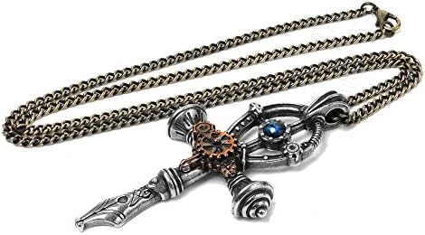 Steampunk Autokinetic Literankh Pendant Necklace