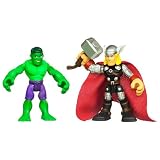 Marvel Super Hero Adventures Mini Figure 2Pack Hulk Thor