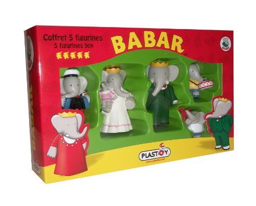 Plastoy - 60803 - Coffret- Babar 5 Figurines
