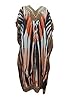 Gypsy Satin Caftan Designer Printed V-neck Line