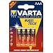 Varta Batterie MAX TECH Micro (4-er Blister R3)