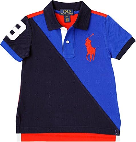 Polo Ralph Lauren Little Boy's Color-Blocked Polo, Sapphire Star, 4/4T