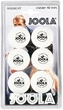 JOOLA ROSSI CHAMP White 40mm Table Tennis Balls, 6-Count