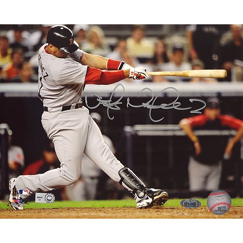 Steiner Sports MLB Victor Martinez 2 Run Home Run Vs Yankees Horizontal Autographed 8-by-10-Inch Photograph