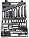  : Famex Serie FX Steckschlüsselsatz 1/2-1/4-Antrieb 86 tlg.