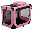 Pet Gear Home 'N Go Deluxe Soft-Sided Pet Crate, Small, Pink Ice