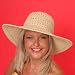 Ladies Crushable Wide Brim Straw Hat Natural Ref: S91_s-1