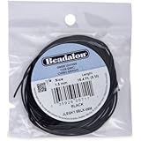 Beadalon Greek Leather 1-1/2mm Black, 5-Meter