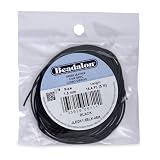 Beadalon Greek Leather 1-1/2mm Black, 5-Meter