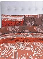 Casa Campo  Juego De Funda Nórdica Aspen (Rojo/Marrón)