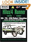 Toyota Hilux/4 Runner Petrol/Gasoline 1970-1997 Auto Repair Man -RN,-YN-Vzn 2 &4 Wh Dr, inc SR5 (Max Ellery's Vehicle Repair Manuals)