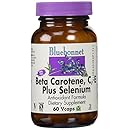BlueBonnet Beta Carotene C and E Plus Selenium Vegetarian Capsules, 60 Count
