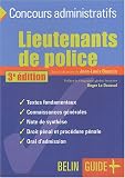 Revue Belin  / Lieutenants de police : le concours