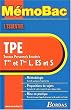 MEMO ESSENTIEL TPE 1ERE, L,ES,S    (Ancienne Edition)