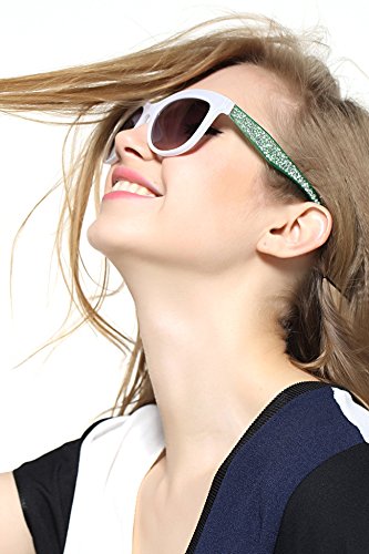 Gee-Look 2016 Womens Fashion Full Lens Cat Eye Sunglasses