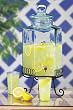 Global Amici Green Glass Spigot Bottle 192 Oz.