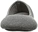 isotoner Women's Heathered Jersey Knit Jillian Ballerina Slipper with All Around Memory Foam for Indoor Comfort