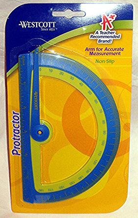 MICROBAN KIDS SOFT TOUCH PROTRACTOR