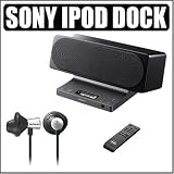Sony SRSGU10IP SPKR IPOD/IPHONE DOCK WOODEN CAB,PIANO BLACK
