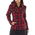 Converse&reg; One Star&reg; Womens Pea Coat - Walnut Red Plaid