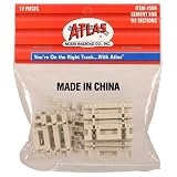 HO Code 83 Flex-Track End Ties, Concrete (6) by Atlas Model Railroad