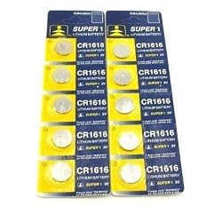 10 CR1616 Calculator Camera Watch Lithium Batteries