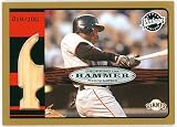 Kenny Lofton 2003 Upper Deck Vintage Dropping the Hammer Game Used Bat Serial #019/100