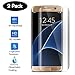 Galaxy S7 Edge Screen Protector, Bovon PET Film Screen Protector Full Screen Coverage Premium HD Clear Anti Scratch & Glare & Fingerprint & Bubble for Samsung Galaxy S7 Edge, 2 Pack