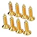 BQLZR Golden Guitar Bass Pickguard Screw For Electric Guitar Pack of 50