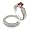 Classic 2-piece Wedding Set with Garnet CZ & pavé Size6