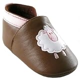 Slip-on Girl Booties, Sheep, 12-18 months