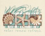 Seashells Punch Needle Kit-8X10