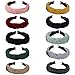 Kisslife 10 Pack Wide Headbands Knot Turban Headband Hair Band Elastic Plain Fashion Hair Accessories for Women and Girls, Children 10 Colors