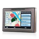 Portable GPS Navigator with 4.3 Inch Touchscreen w Media Player
