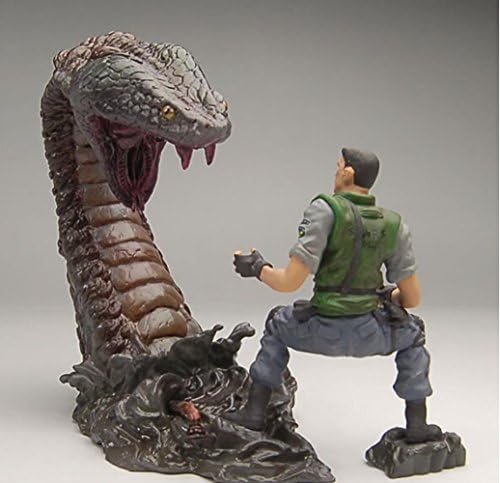 BIOHAZARD PART4 CHRIS REDFIELD VS YAWM Resident Evil action figures BIOHAZARD japanese figures game toys
