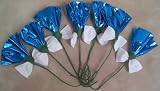 Rosettes/Mane Flowers - Blue & White
