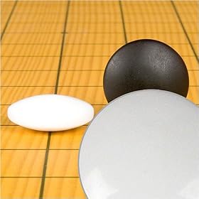 Go Board Game Glass Stones (Bi-convex) by SK