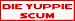 Die YUPPIE Scum MINIATURE Sticker